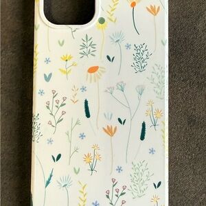 Botanical Design Phone Case - White